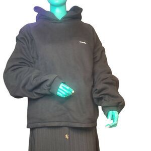 NWT VWOOLLO Women's 100% Cotton Double Layer X Heavy Weight Hoodie Size XL